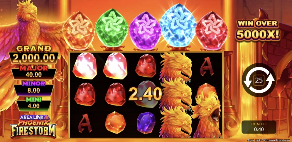 Area Link Phoenix Firestorm Slot