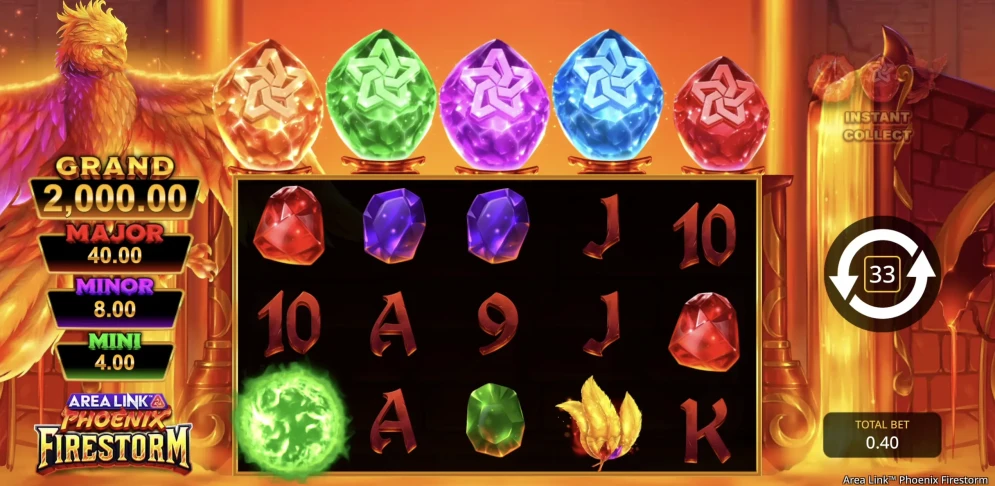 Area Link Phoenix Firestorm Slot